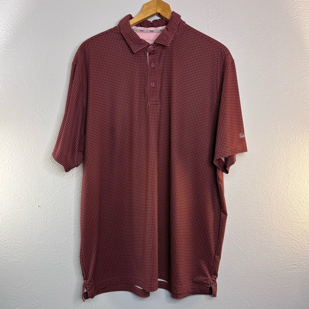 Walter Hagen Burgundy Polo Shirt